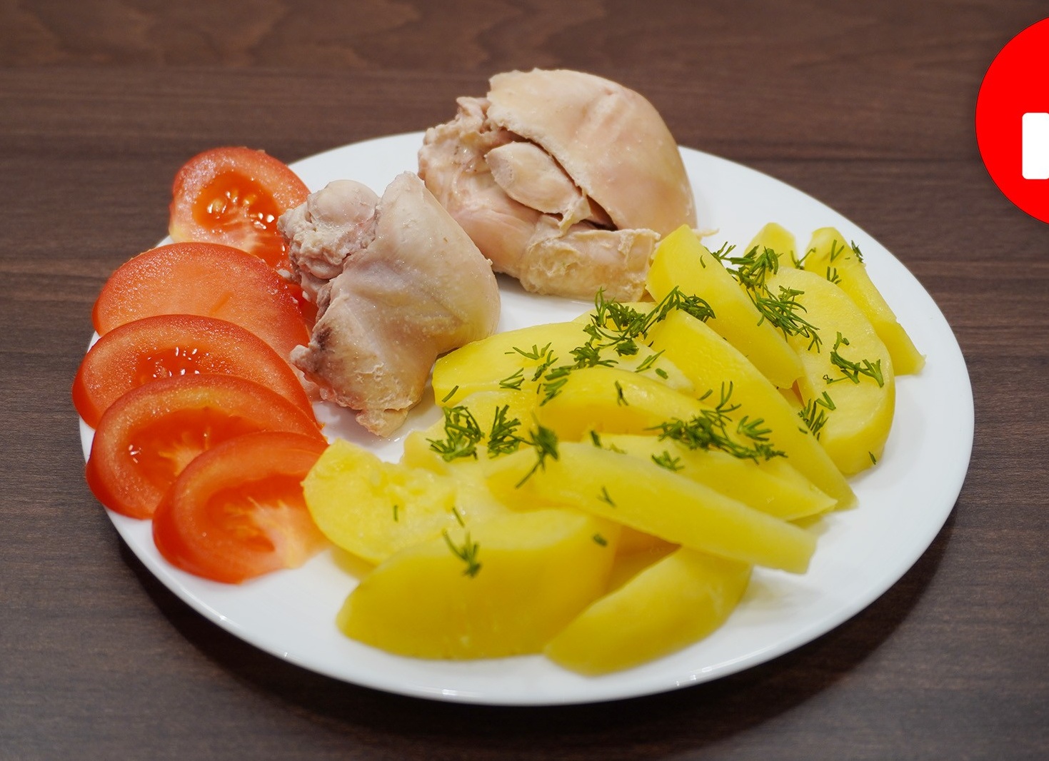 Картошка на пару и курица в мультиварке на обед или ужин