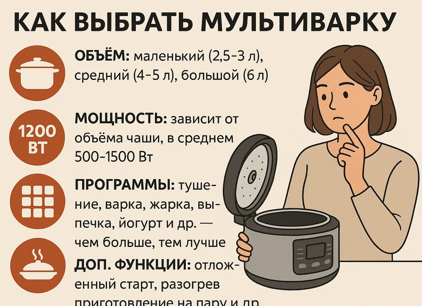 Как выбрать мультварку и что в ней готовить?